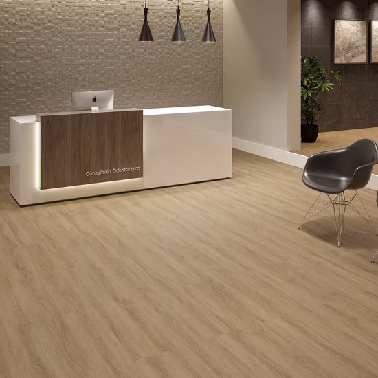 4 mm d'épaisseur 0,3 mm Wearlayer imperméable de luxe en vinyle Cliquez sur PVC/ Lvt/Lvp Flooring