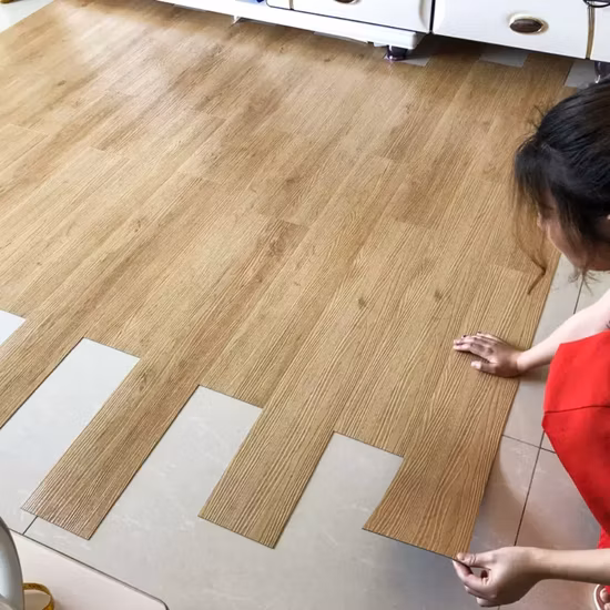Qualité de 3 mm et revêtement de sol en vinyle de luxe à dos sec bon marché Lvt