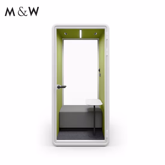 Cabine acoustique insonorisée portative mobile de petite cabine de travail privé